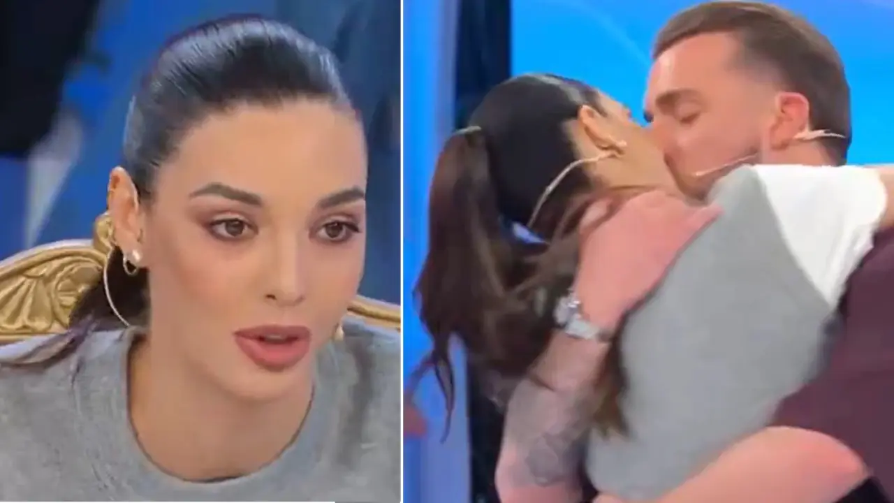 UeD Sara e Alessio abbracciati