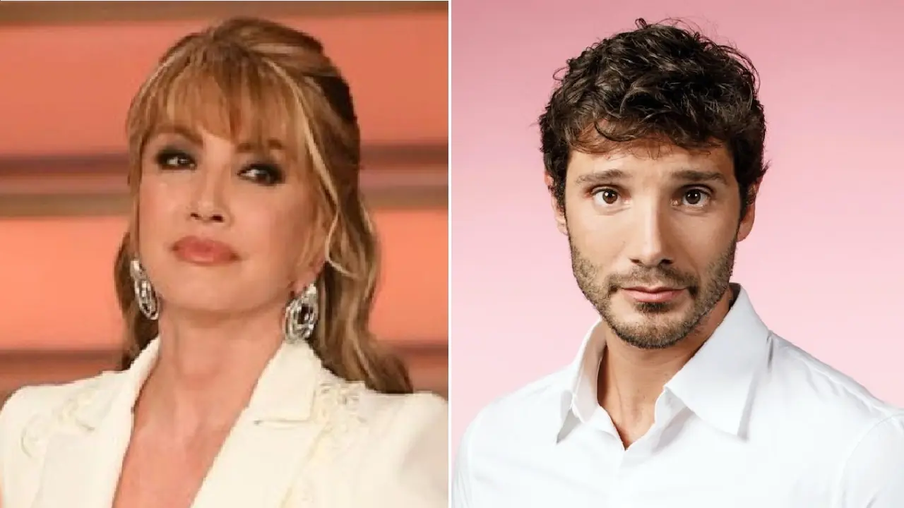 Collage Milly Carlucci e Stefano De Martino