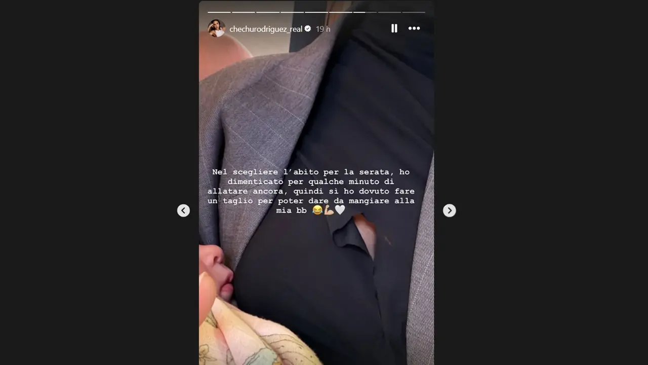 Cecilia Rodriguez e il vestito tagliato