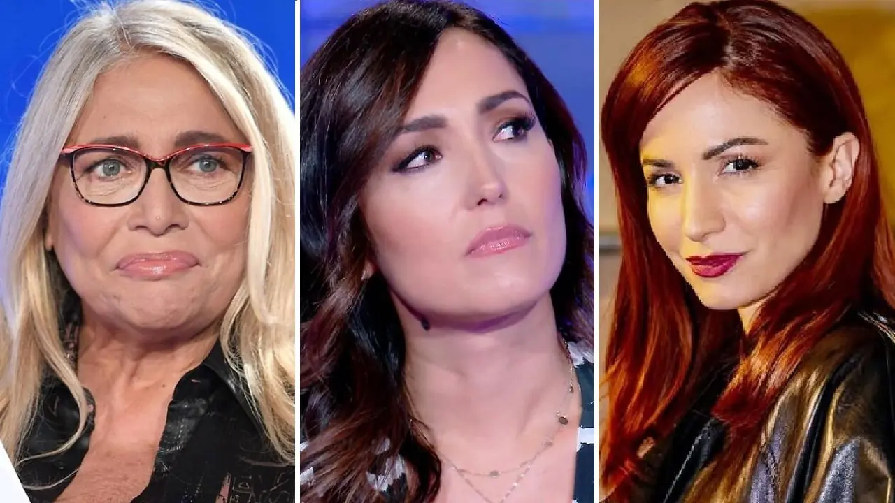 Collage tra Caterina Balivo, Andrea Delogu e Mara Venier