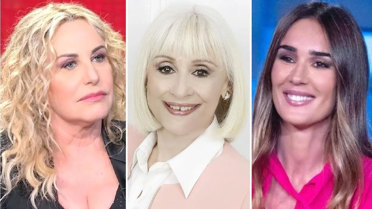 Raffaella Carrà, collage con Silvia Toffanin e Antonella Clerici