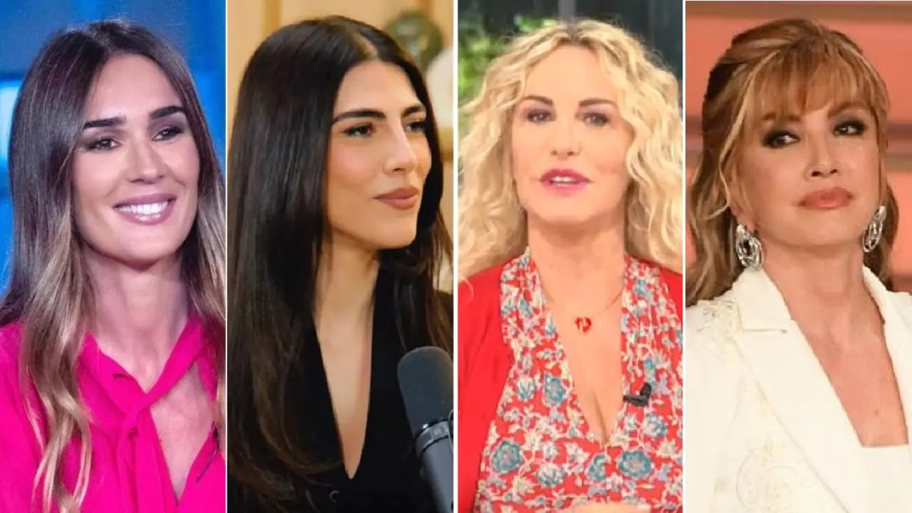 Silvia Toffanin, Giulia Salemi, Milly Carlucci e Antonella Clerici fuori dalla tv