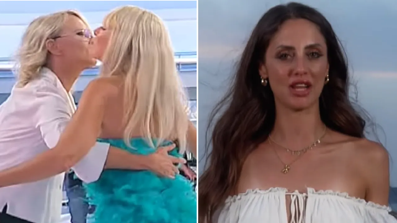 Alessandra Mussolini e la nuova tronista Angeloni Giorgia