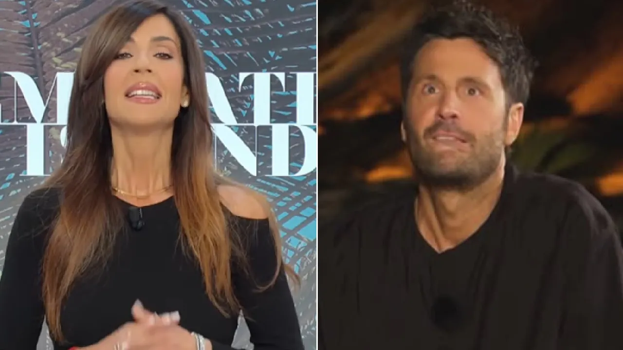 L'autrice Raffaella Mennoia e il conduttore Filippo Bisciglia